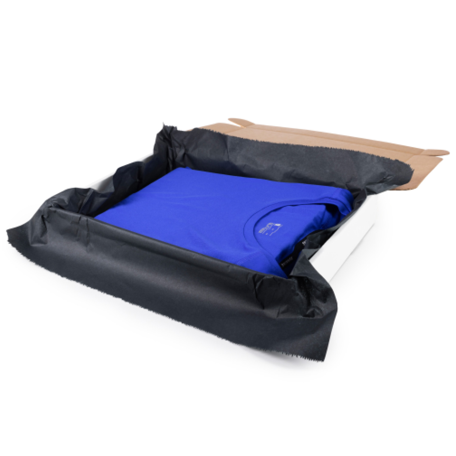 18" x 1800' SatinPack™ Tissue Paper Roll, 20 lbs, Black 4